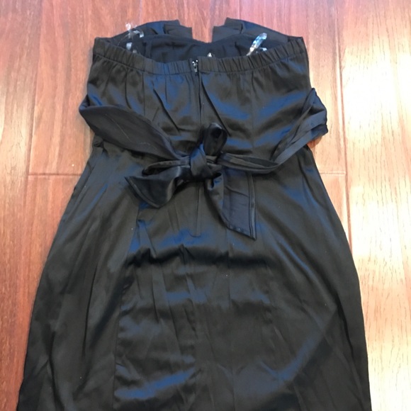 Black strapless mini dress - Picture 2 of 2